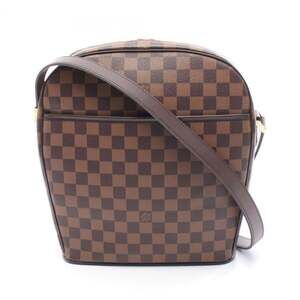 LOUIS VUITTON Brown Damier Leather Shoulder Bag